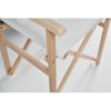 RIMIES - Chaise de plage pliable en bois