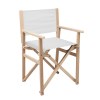 RIMIES - Chaise de plage pliable en bois