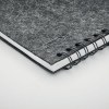 RINGFELT - Carnet A5 couv.en feutre RPET