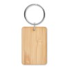 ANGLEBOO - Porte-clés rectangulaire bambou