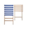 MARINERO - Chaise de plage pliable en bois