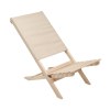 MARINERO - Chaise de plage pliable en bois
