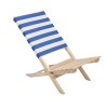 MARINERO - Chaise de plage pliable en bois