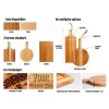 Planche bois rectan. long