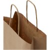 Sac en papier Kraft 80 g/m² avec poignées torsadées, petite taille