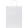 Sac en papier Kraft 80 g/m² avec poignées torsadées, taille moyenne