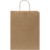 Sac en papier Kraft 80 g/m² avec poignées torsadées, taille moyenne