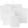 Sac en papier Kraft 80 g/m² avec poignées torsadées, taille moyenne