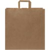 Sac en papier Kraft 80-90 g/m² avec poignées plates, XL