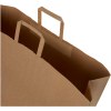 Sac en papier Kraft 90-100 g/m² avec poignées plates, XXL