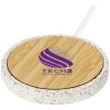 Tapis de charge à induction Terrazzo de 10 W en bambou
