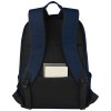 Sac à dos anti-vol pour ordinateur portable Joey de 18 L en toile recyclée GRS 15,6 pouces