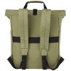 Sac à dos pour ordinateur portable Joey de 15 L en toile recyclée GRS 15 pouces avec dessus enroulable