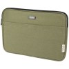 Housse pour ordinateur portable Joey de 2 L en toile recyclée GRS 14 pouces