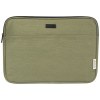 Housse pour ordinateur portable Joey de 2 L en toile recyclée GRS 14 pouces