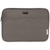 Housse pour ordinateur portable Joey de 2 L en toile recyclée GRS 14 pouces