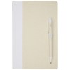 Ensemble carnet de notes format A5 et stylo bille, à partir de briques de lait recyclées, Dairy Dream