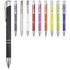 Stylo bille en aluminium recyclé Moneta (encre noire)