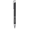 Stylo bille en aluminium recyclé Moneta (encre noire)