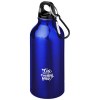 Bouteille d'eau Oregon de 400 ml en aluminium recyclé certifié RCS avec mousqueton