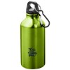 Bouteille d'eau Oregon de 400 ml en aluminium recyclé certifié RCS avec mousqueton