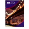 Carnet de notes à spirales A4 Desk-Mate® avec couverture arrière imprimée