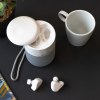 Enceinte sans fil avec écouteurs AKASHI® en matériaux recyclés GRS