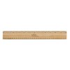 Règle 30cm épaisse et double face en bambou Timberson
