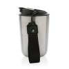 Mug iso en acier inoxydable recyclé RCS avec lanière Cuppa