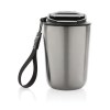 Mug iso en acier inoxydable recyclé RCS avec lanière Cuppa