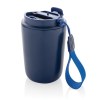 Mug iso en acier inoxydable recyclé RCS avec lanière Cuppa