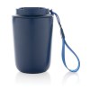 Mug iso en acier inoxydable recyclé RCS avec lanière Cuppa