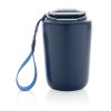 Mug iso en acier inoxydable recyclé RCS avec lanière Cuppa
