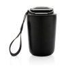 Mug iso en acier inoxydable recyclé RCS avec lanière Cuppa