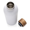 Bouteille iso en acier inoxydable recyclé certifiée RCS Wood