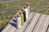 Bouteille iso en acier inoxydable recyclé certifiée RCS Wood