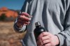 Bouteille pour boisson gazeuse en acier recyclé RCS