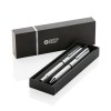 Set de stylos en aluminium recyclé RCS Swiss Peak Cedar