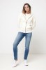 Sweat à capuche avec zip en coton recyclé Iqoniq Abisko