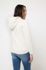 Sweat à capuche avec zip en coton recyclé Iqoniq Abisko