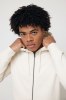 Sweat à capuche avec zip en coton recyclé Iqoniq Abisko