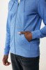 Sweat à capuche avec zip en coton recyclé IQONIQ Abisko