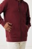 Sweat à capuche avec zip en coton recyclé Iqoniq Abisko
