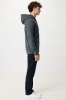 Sweat à capuche avec zip en coton recyclé Iqoniq Abisko