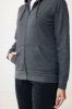 Sweat à capuche avec zip en coton recyclé Iqoniq Abisko
