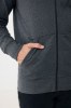 Sweat à capuche avec zip en coton recyclé Iqoniq Abisko