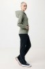 Sweat à capuche avec zip en coton recyclé Iqoniq Abisko