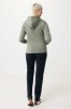 Sweat à capuche avec zip en coton recyclé Iqoniq Abisko