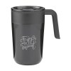 Mug isotherme à double paroi en acier inoxydable  recyclé et PP