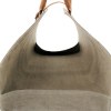 Porte-bûches cuir et canvas Lionel